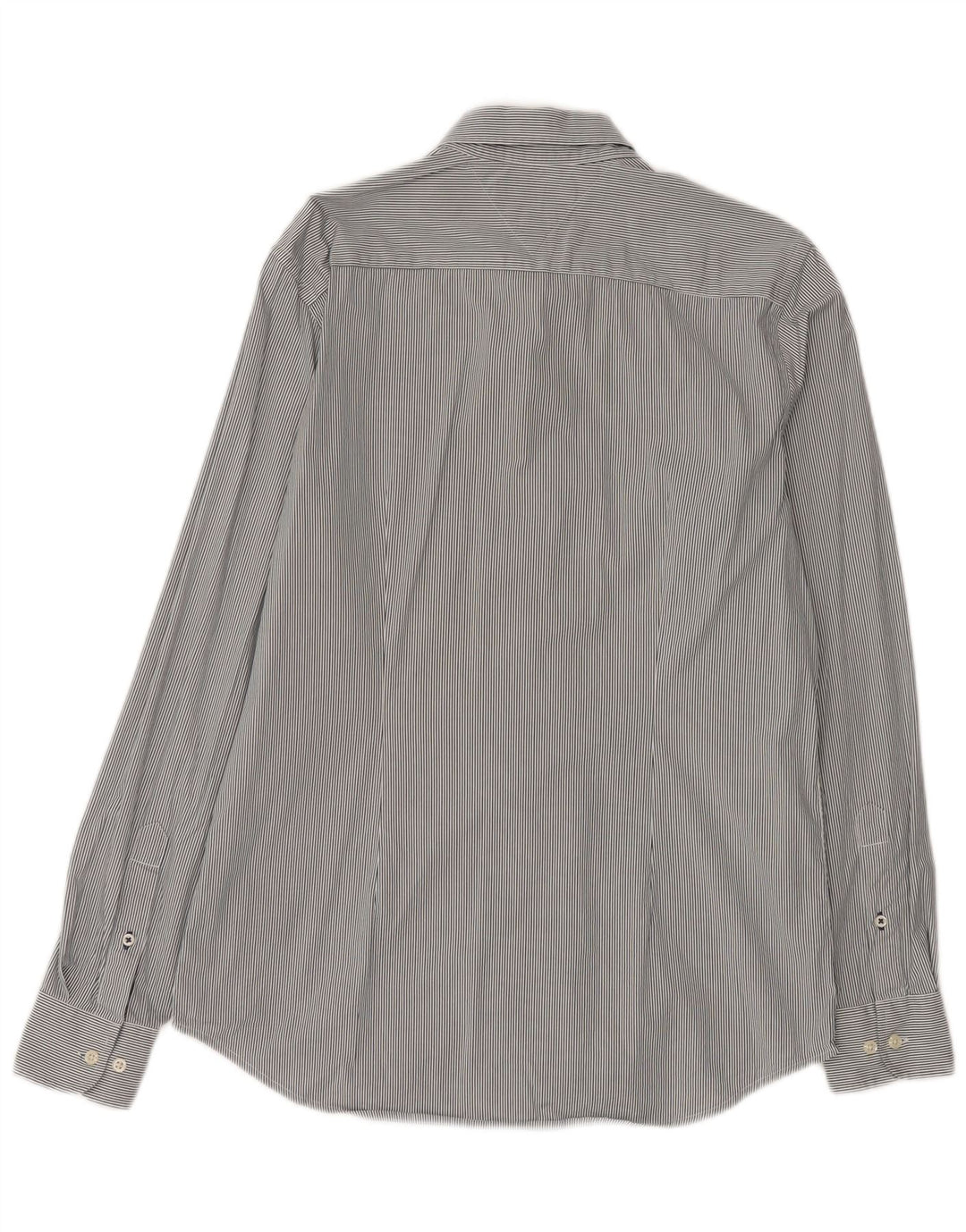 TOMMY HILFIGER Chemise Homme Large Bleu Rayure Coton