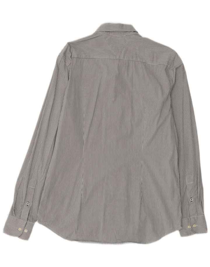TOMMY HILFIGER Chemise Homme Large Bleu Rayure Coton