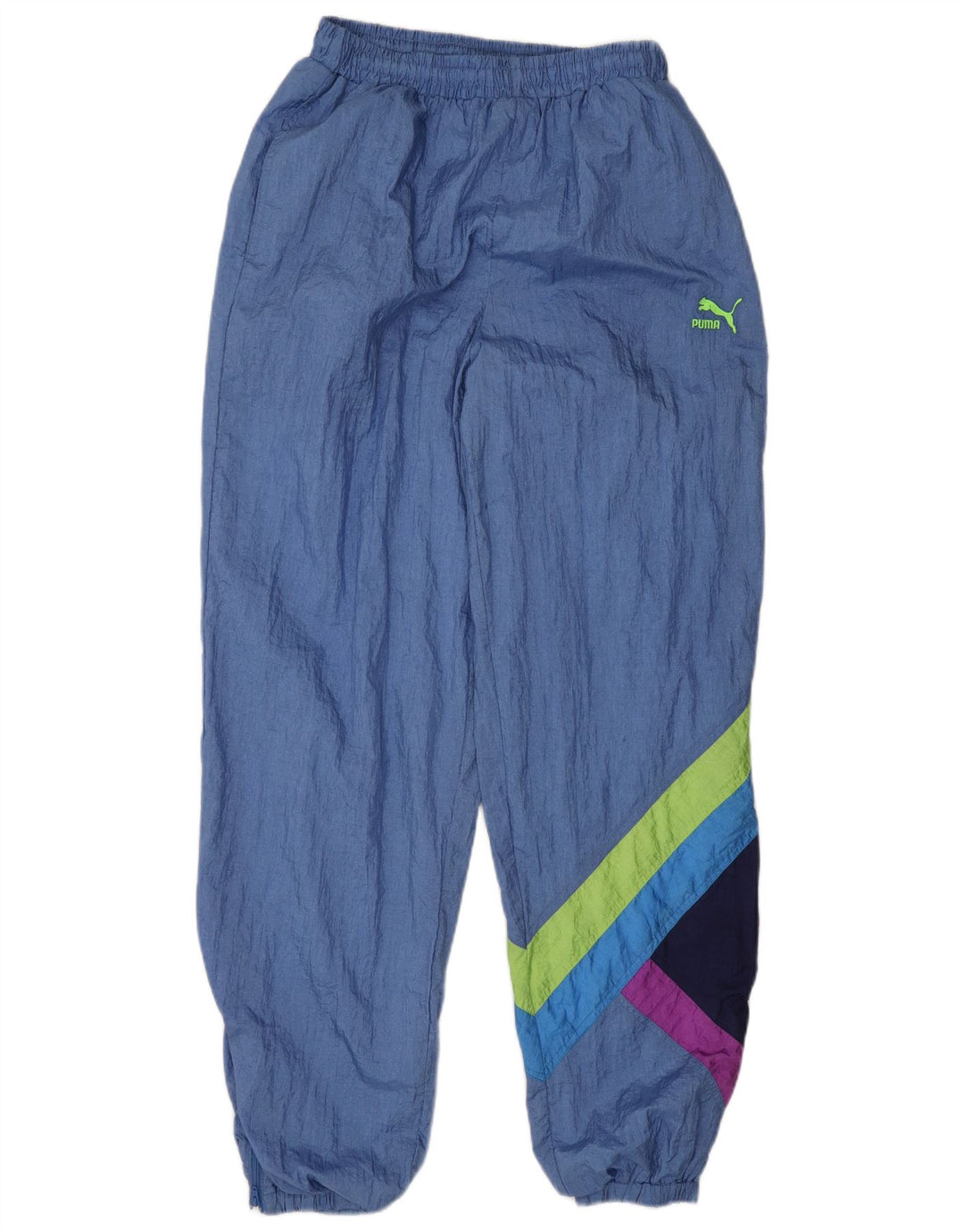Puma Pantalon de Survêtement Joggers Homme Bleu Moyen Colourblock Polyamide