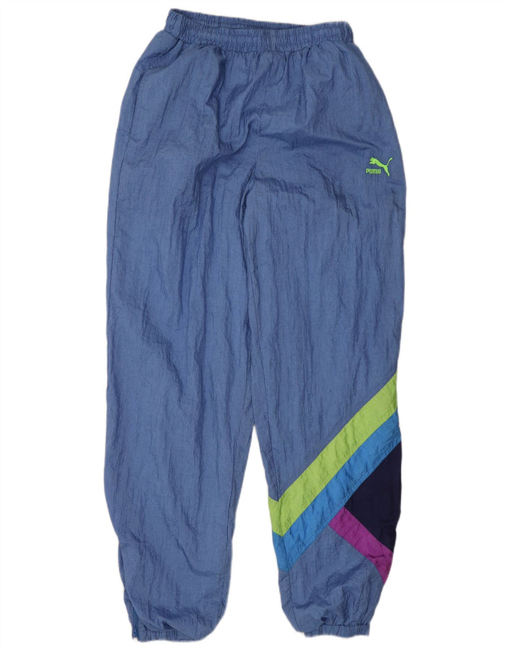 Puma Pantalon de Survêtement Joggers Homme Bleu Moyen Colourblock Polyamide