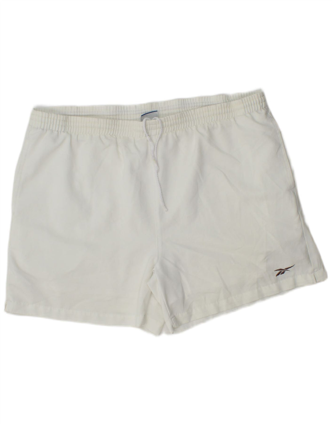 Reebok Short de Sport Homme XL Blanc