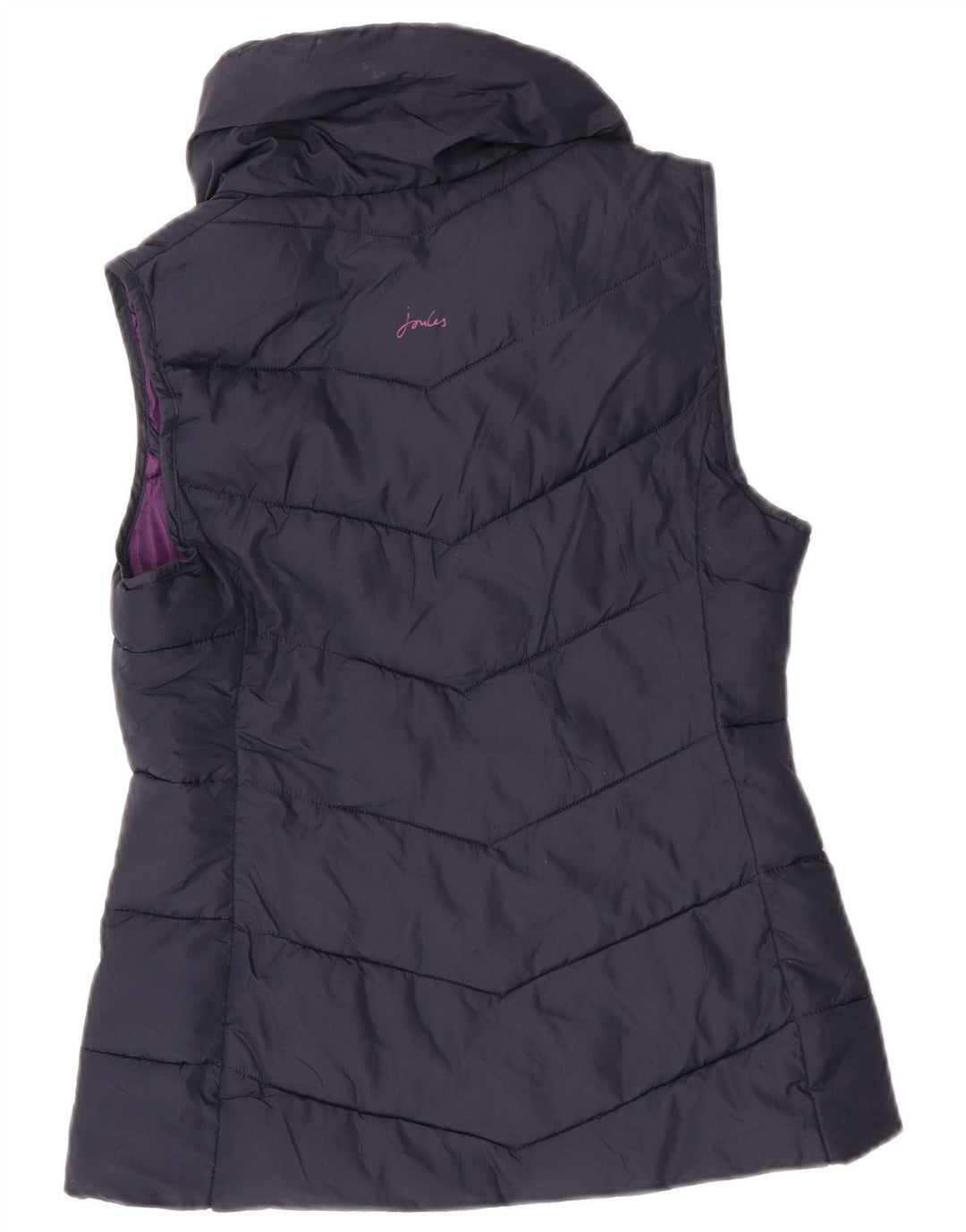 Joules Gilet rembourré pour femme UK 10 Small Bleu marine Polyester