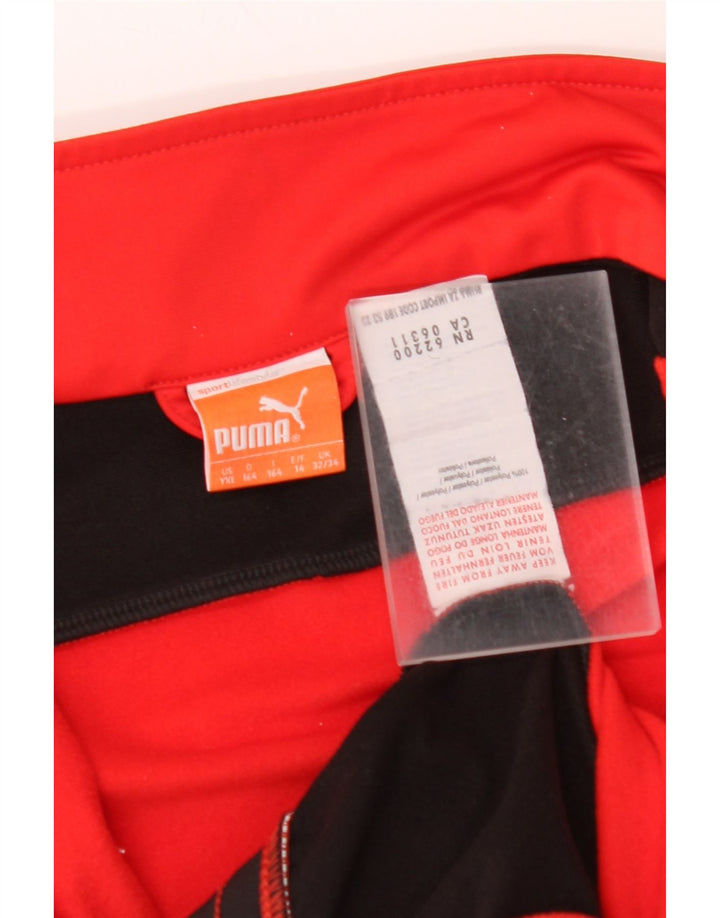 PUMA Veste de Survêtement Garçon 13-14 ans Rouge Colorblock Polyester