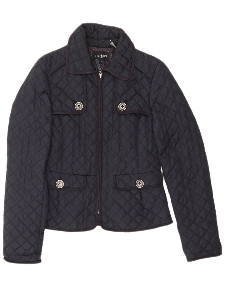 Hobbs Veste matelassée pour femme UK 8 Small Bleu marine Polyamide