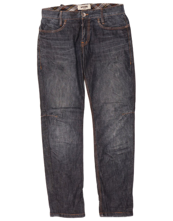 Moschino Jean Slim Homme W31 L32 Bleu Marine Coton