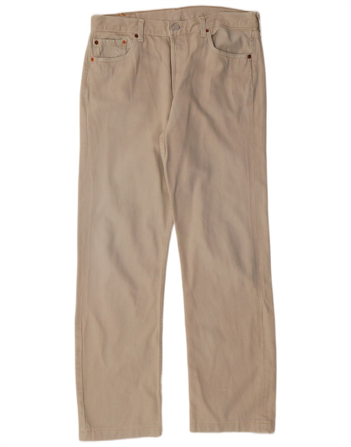 LEVI'S Jean Droit 501 Homme W36 L31 Coton Beige