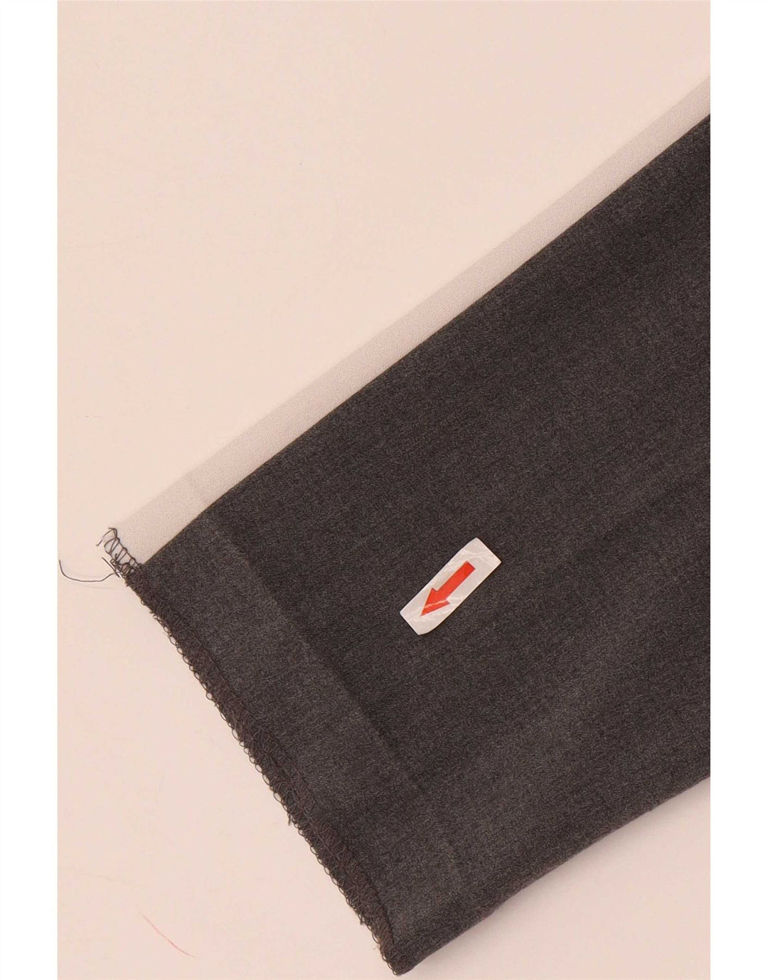 Pantalon Chino Slim Femme Zara Petit W26 L28 Gris Colorblock Polyester