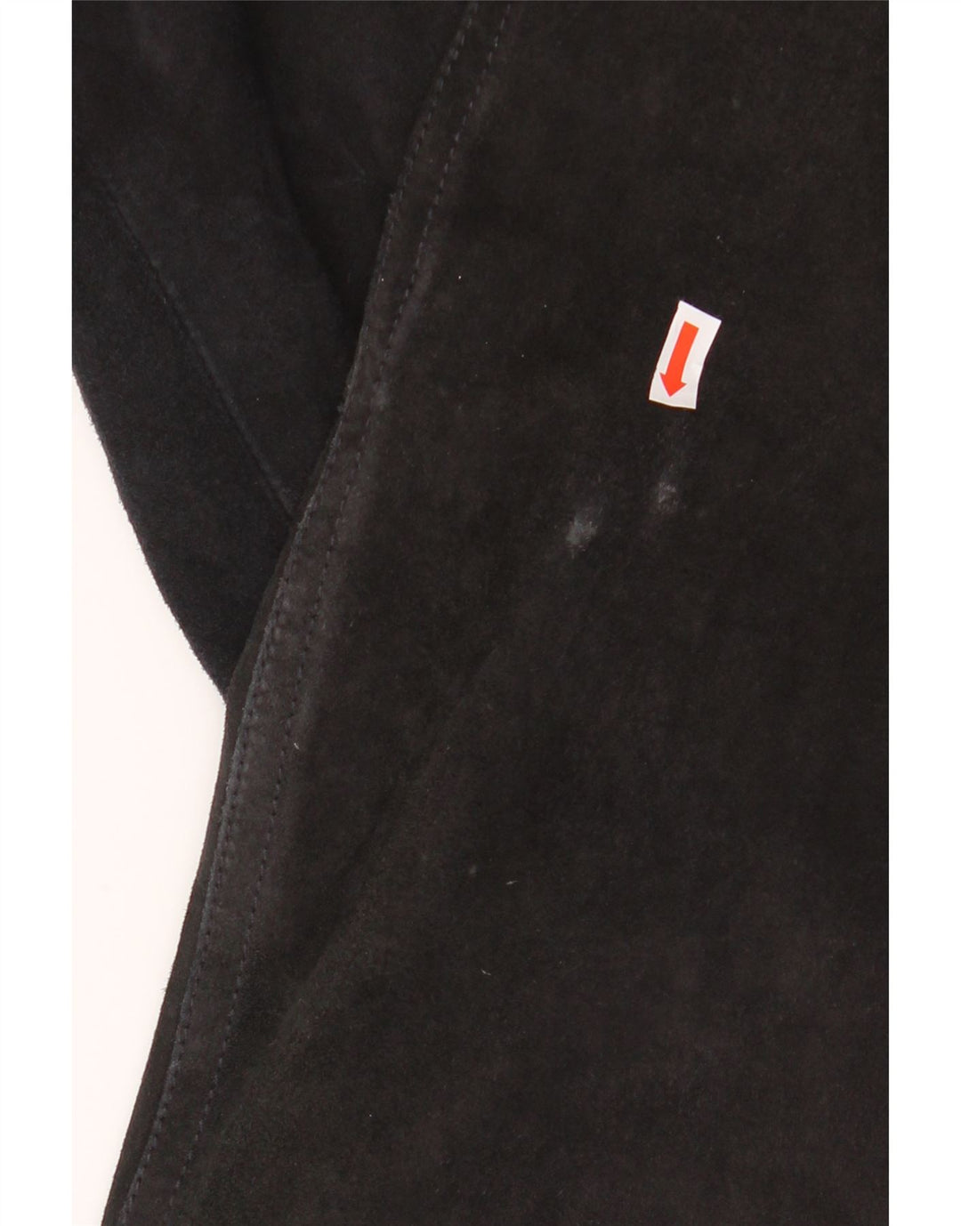 VINTAGE Veste Bomber En Daim Homme IT 52 XL Cuir Bleu Marine