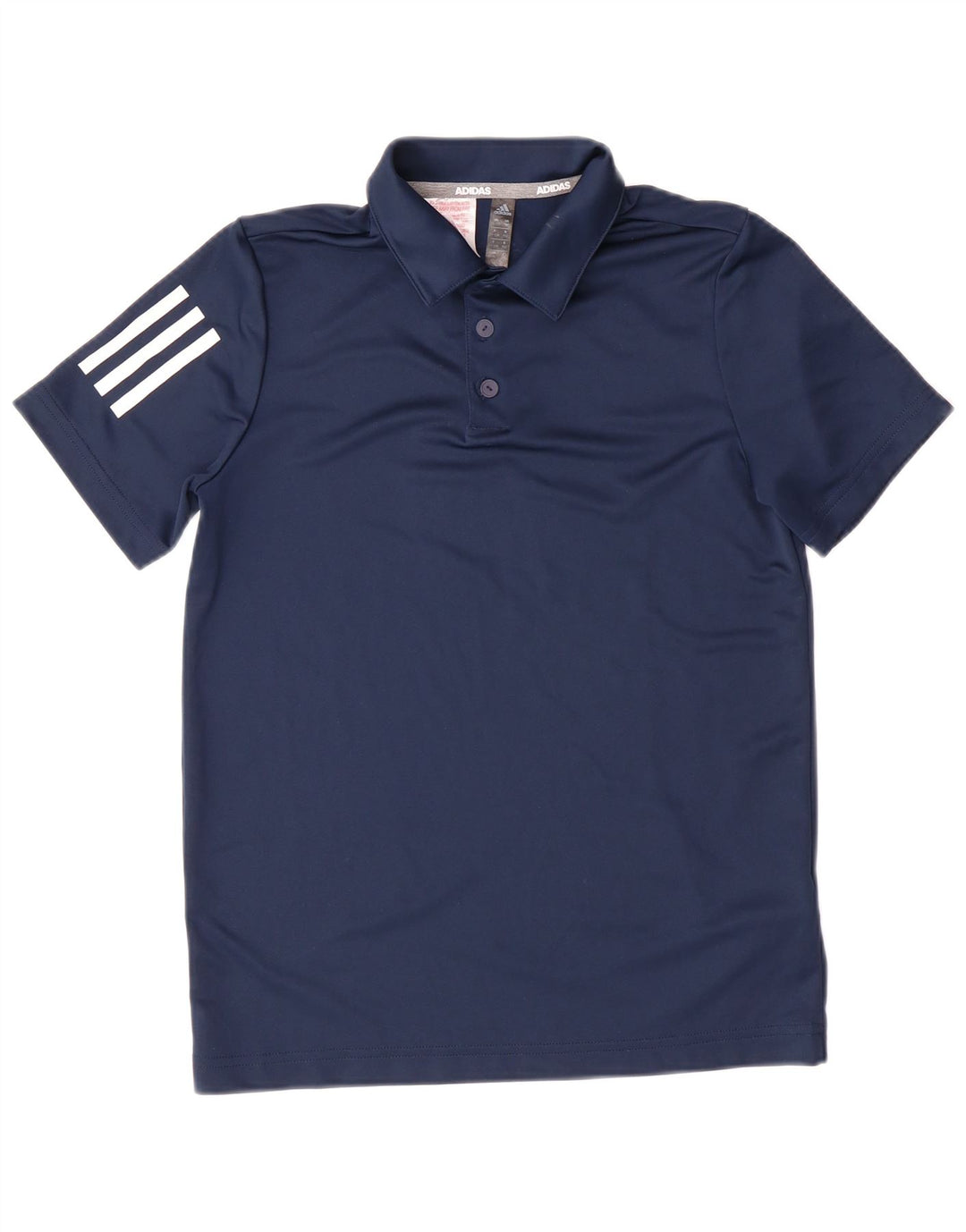 ADIDAS Polo Garçon 11-12 ans Bleu Marine Polyester
