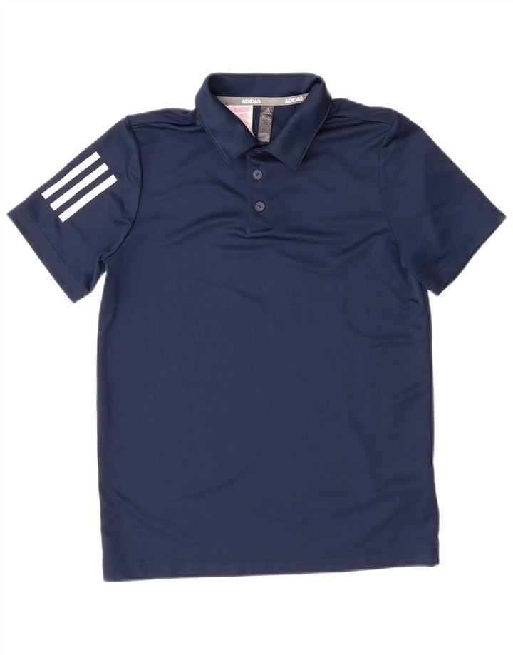 ADIDAS Polo Garçon 11-12 ans Bleu Marine Polyester