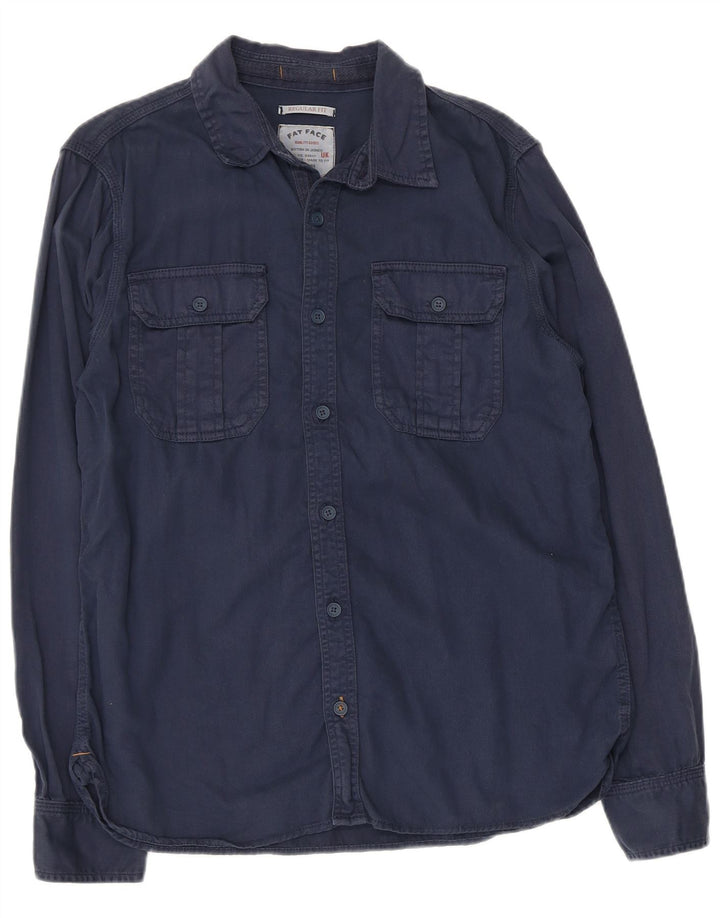 Chemise Regular Fit Homme Fat Face Coton Bleu Marine Moyen