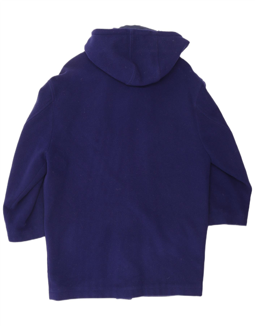 VERSACE Duffle-coat à capuche pour homme UK 38 Bleu moyen Laine Designer