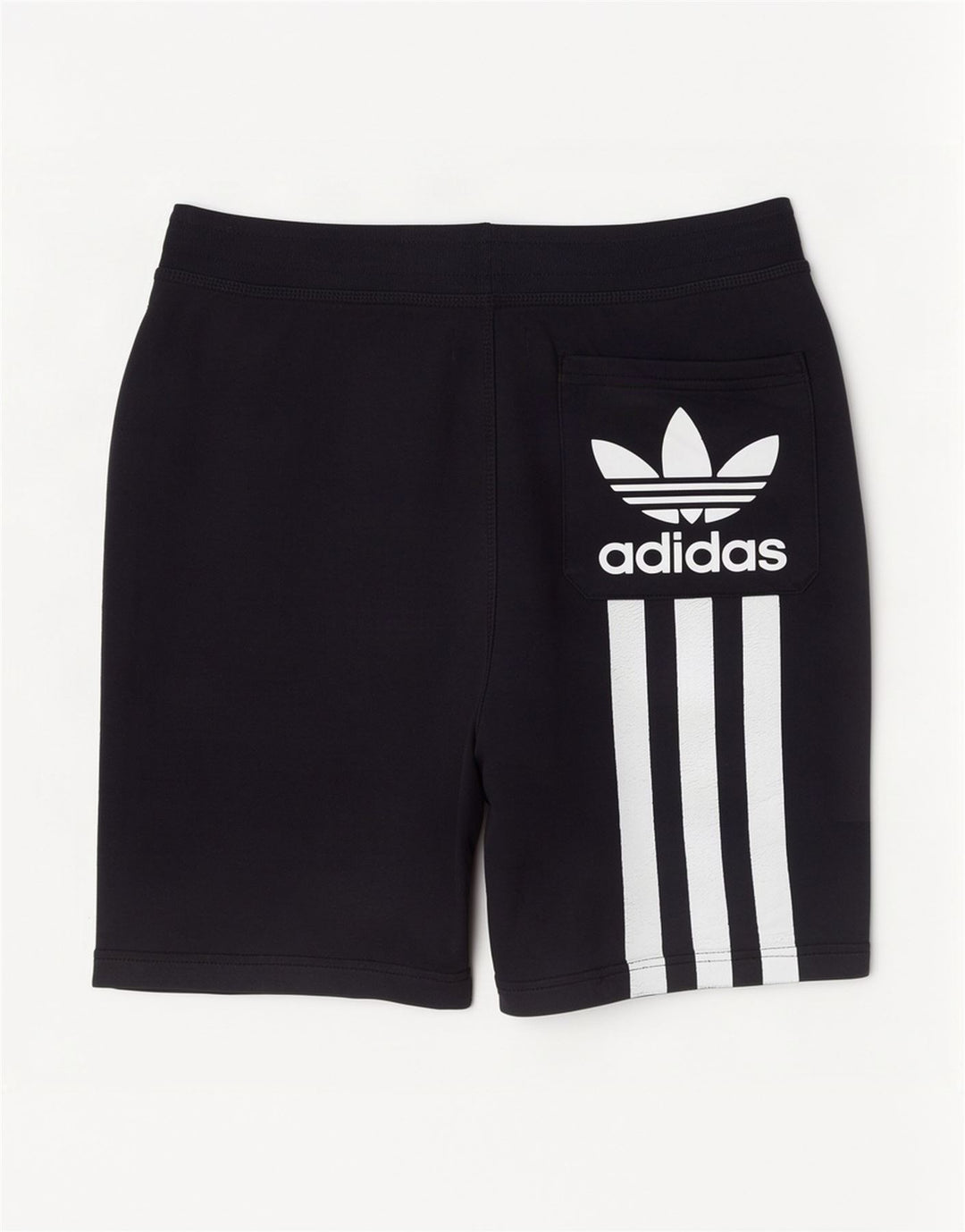 Adidas Short de sport graphique pour homme en coton noir moyen