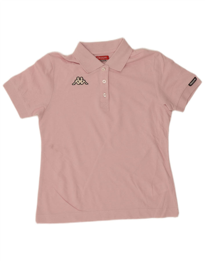 Kappa Polo Femme UK 12 Coton Rose Moyen