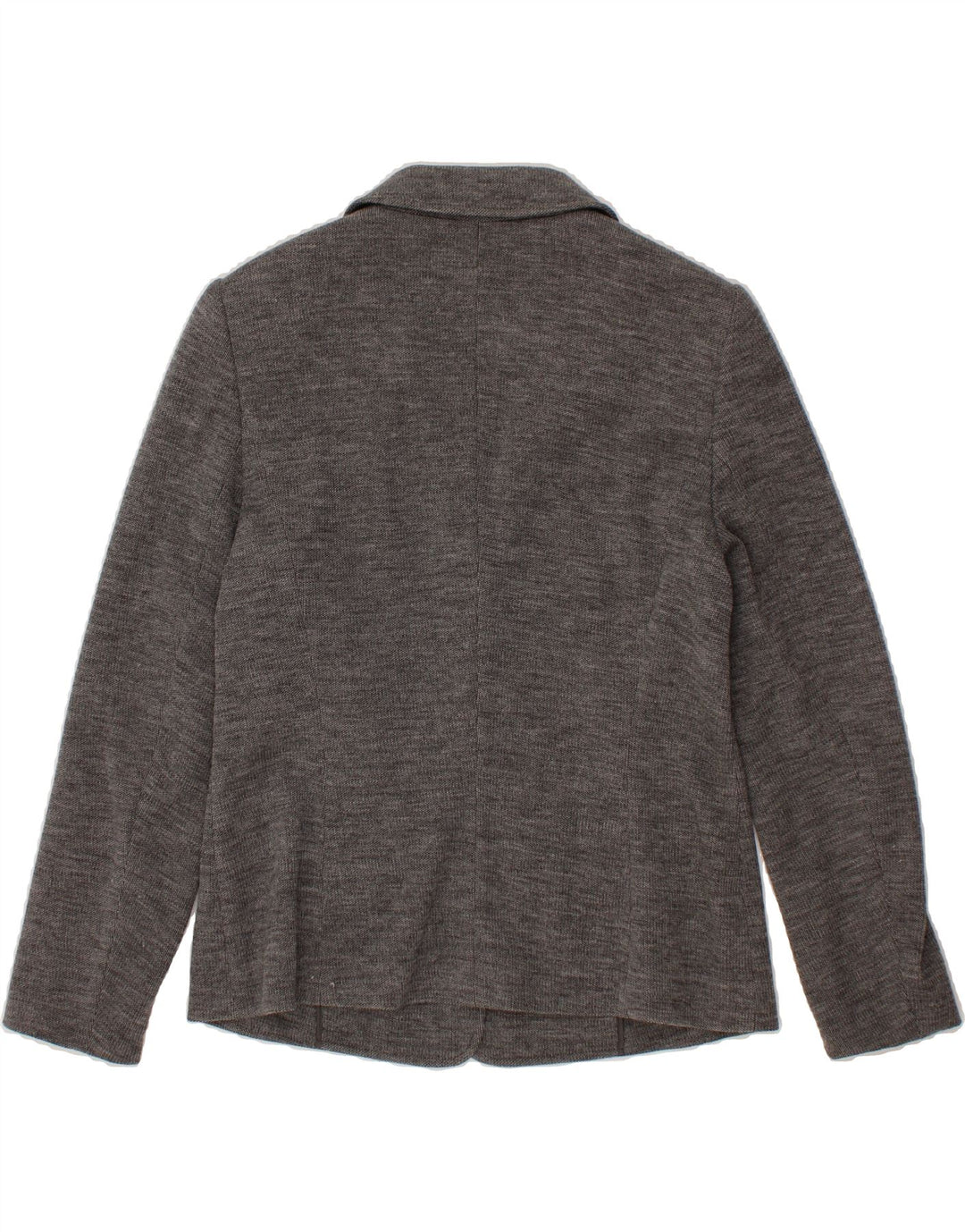 ESCADA Womens 5 Button Blazer Jacket IT 42 Medium Grey Lambswool Vintage Escada and Second-Hand Escada from Messina Hembry 