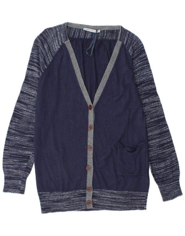 Penny Black Cardigan pour femme UK 14 Grandes rayures bleu marine
