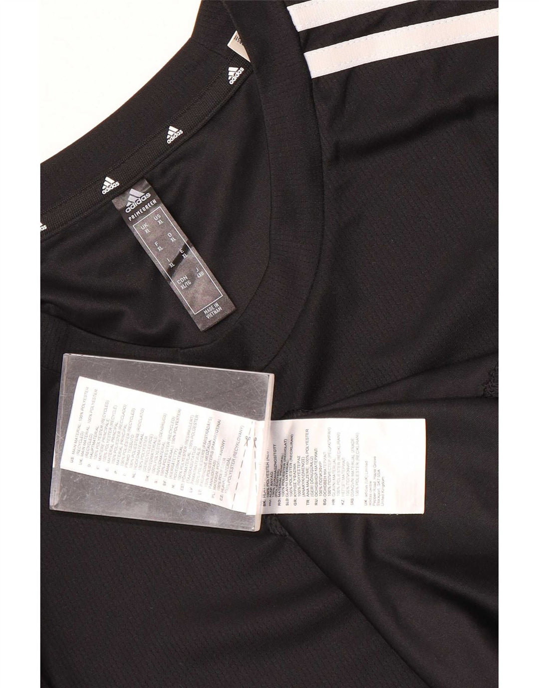 Adidas Hommes Aeroready T-Shirt Top XL Noir Polyester