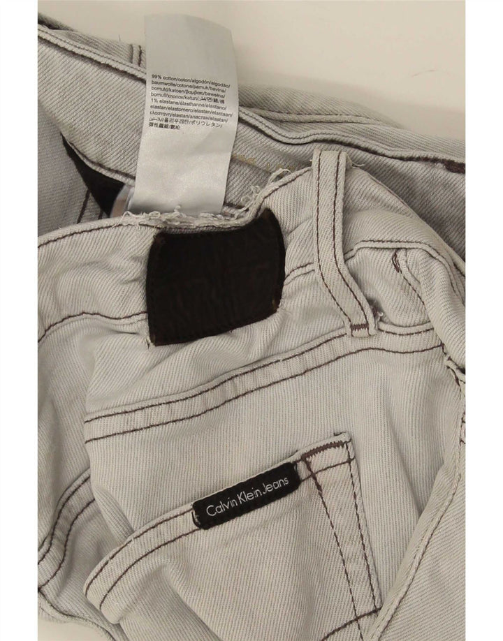 Calvin Klein Jean Slim Homme W36 L32 Gris Coton