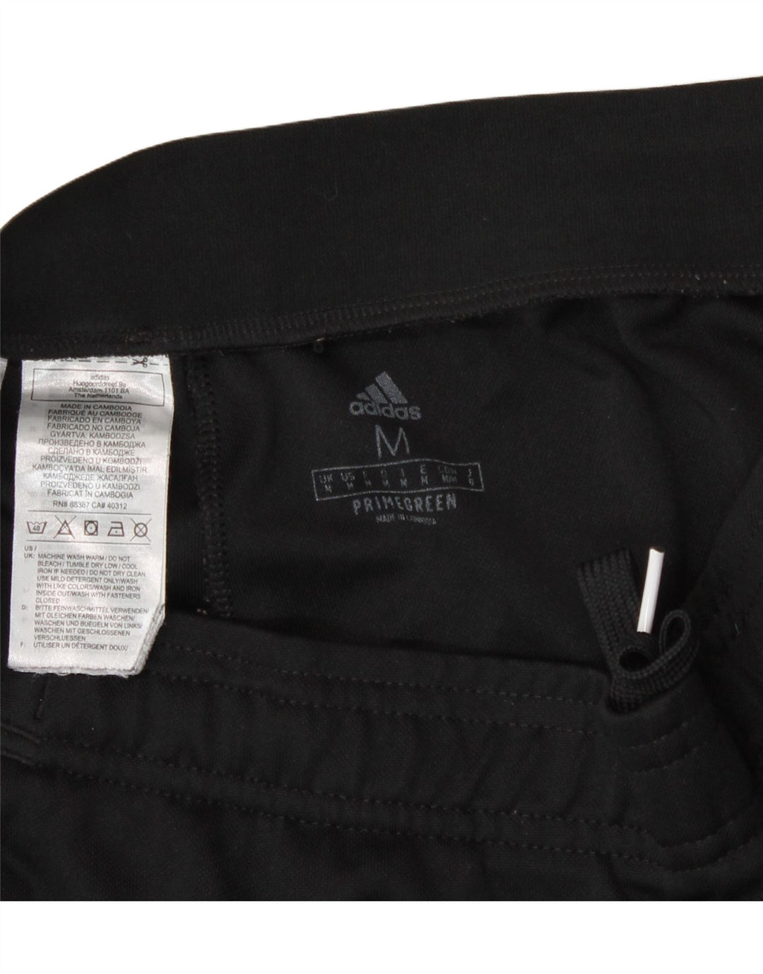 ADIDAS Womens Aeroready Tracksuit Trousers UK 14 Medium  Black Polyester Vintage Adidas and Second-Hand Adidas from Messina Hembry 
