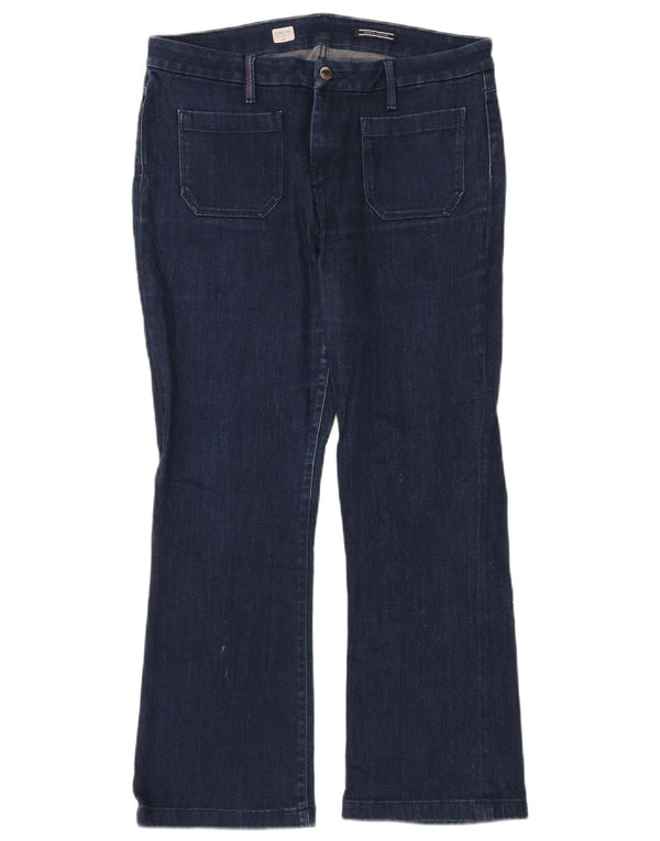 Tommy Hilfiger Womens Como RW Jegging Bootcut Jeans W33 L27 Navy Blue
