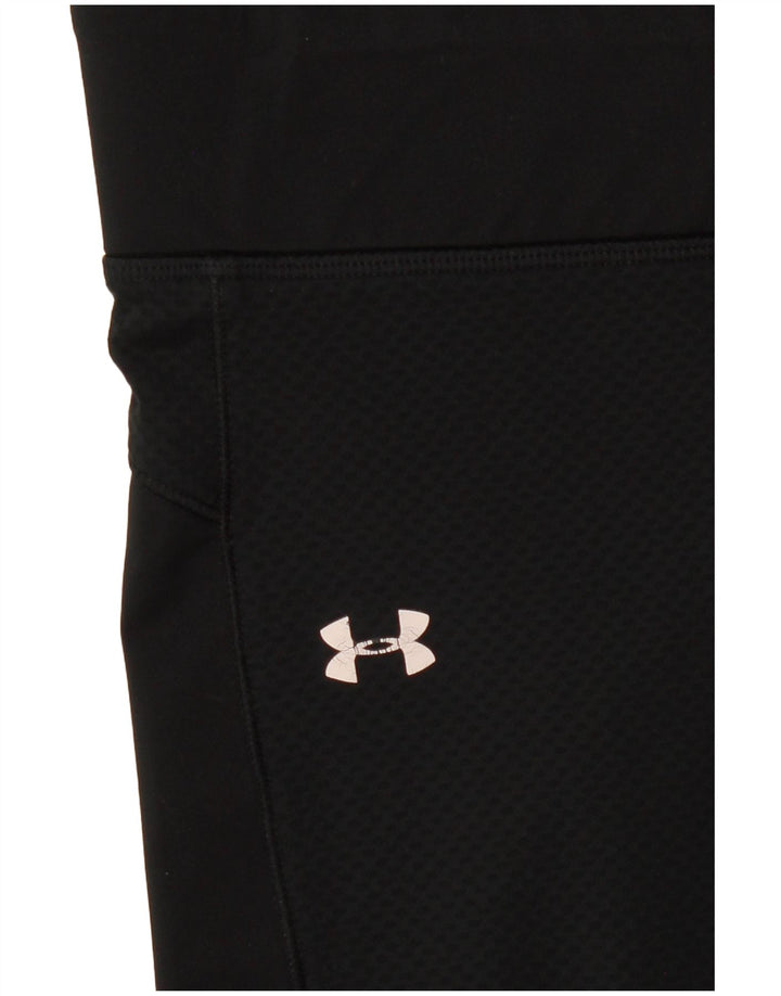 Under Armour Leggings Femme UK 42 Moyen Noir Géométrique