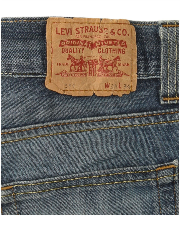 LEVI'S Jean Slim 511 Homme W34 L26 Bleu