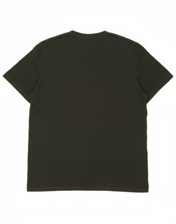 ALL SAINTS Mens T-Shirt Top 2XL Green Cotton