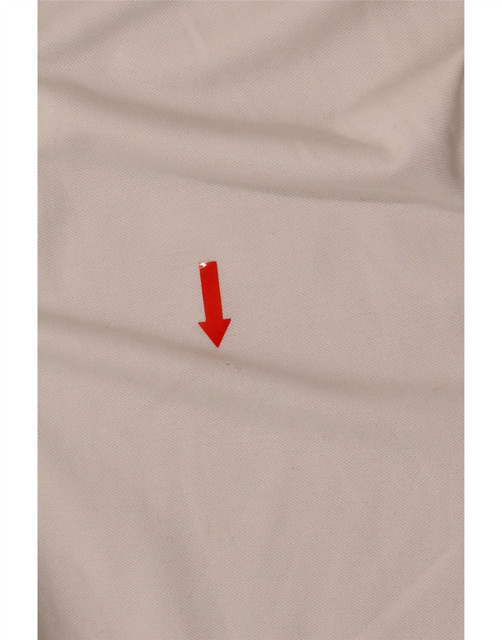 Kappa Polo à Manches Longues Homme Blanc Moyen Coton