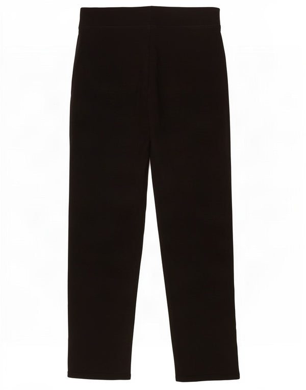 Marks & Spencer Pantalon droit décontracté pour femme UK 10 Small W28 L29 Noir