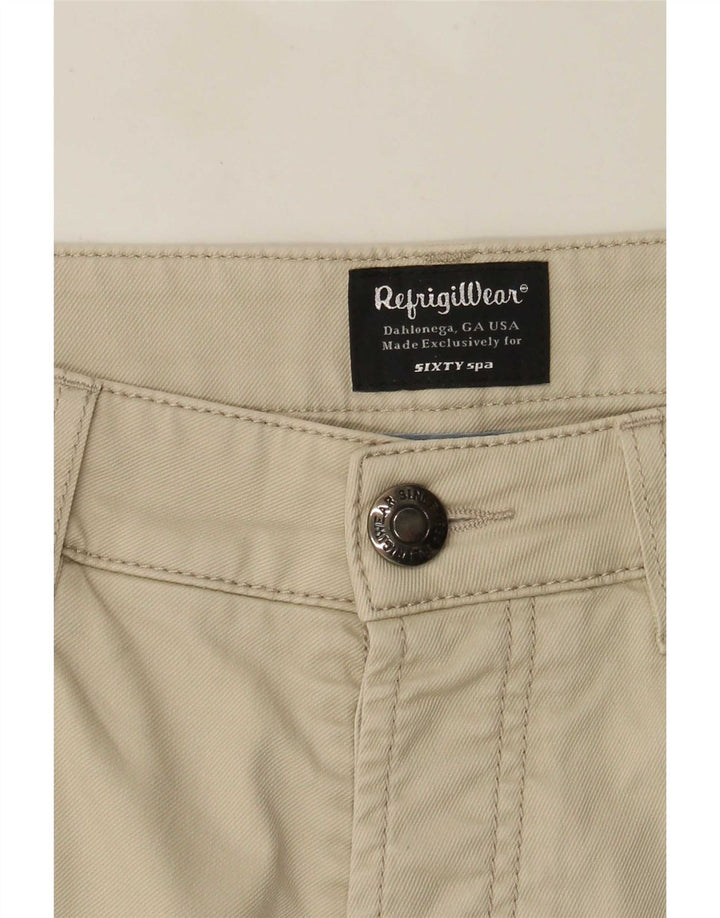 Refrigiwear Short décontracté pour homme W34 Large Blanc cassé