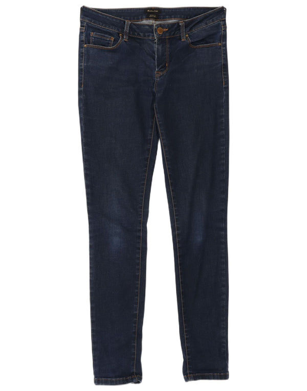 Massimo Dutti Jean skinny pour femme EU 38 Small W28 L30 Bleu marine Coton