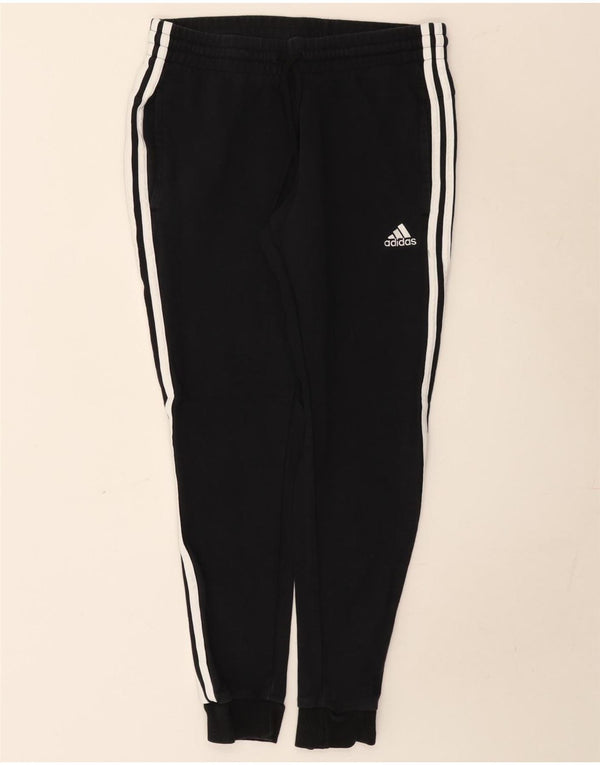 Adidas Pantalon de survêtement pour femme Joggers UK 12/14 Coton noir moyen