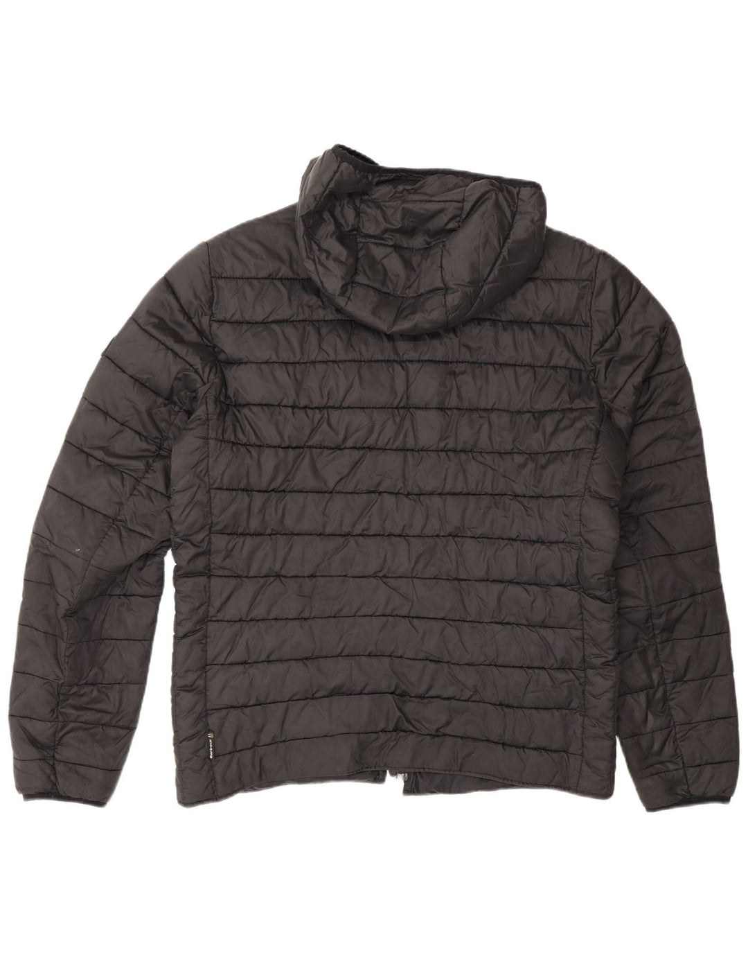 Barbour Veste matelassée à capuche pour homme UK 40 Large Noir Polyester