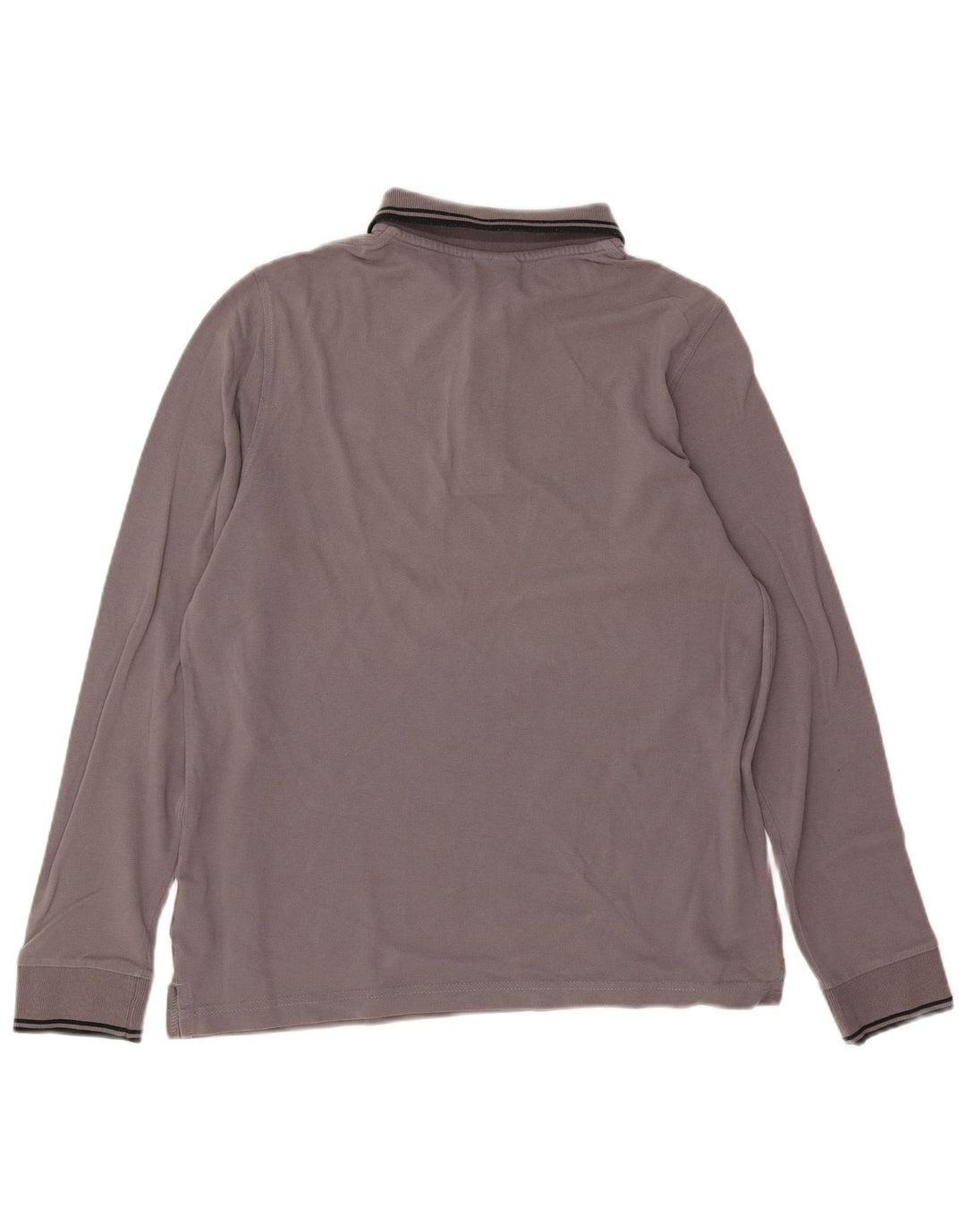 Lotto Polo à Manches Longues Homme Petit Gris Coton