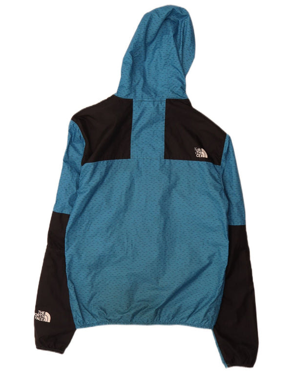 The North Face Veste de pluie à capuche pour homme Small Bleu Polyester