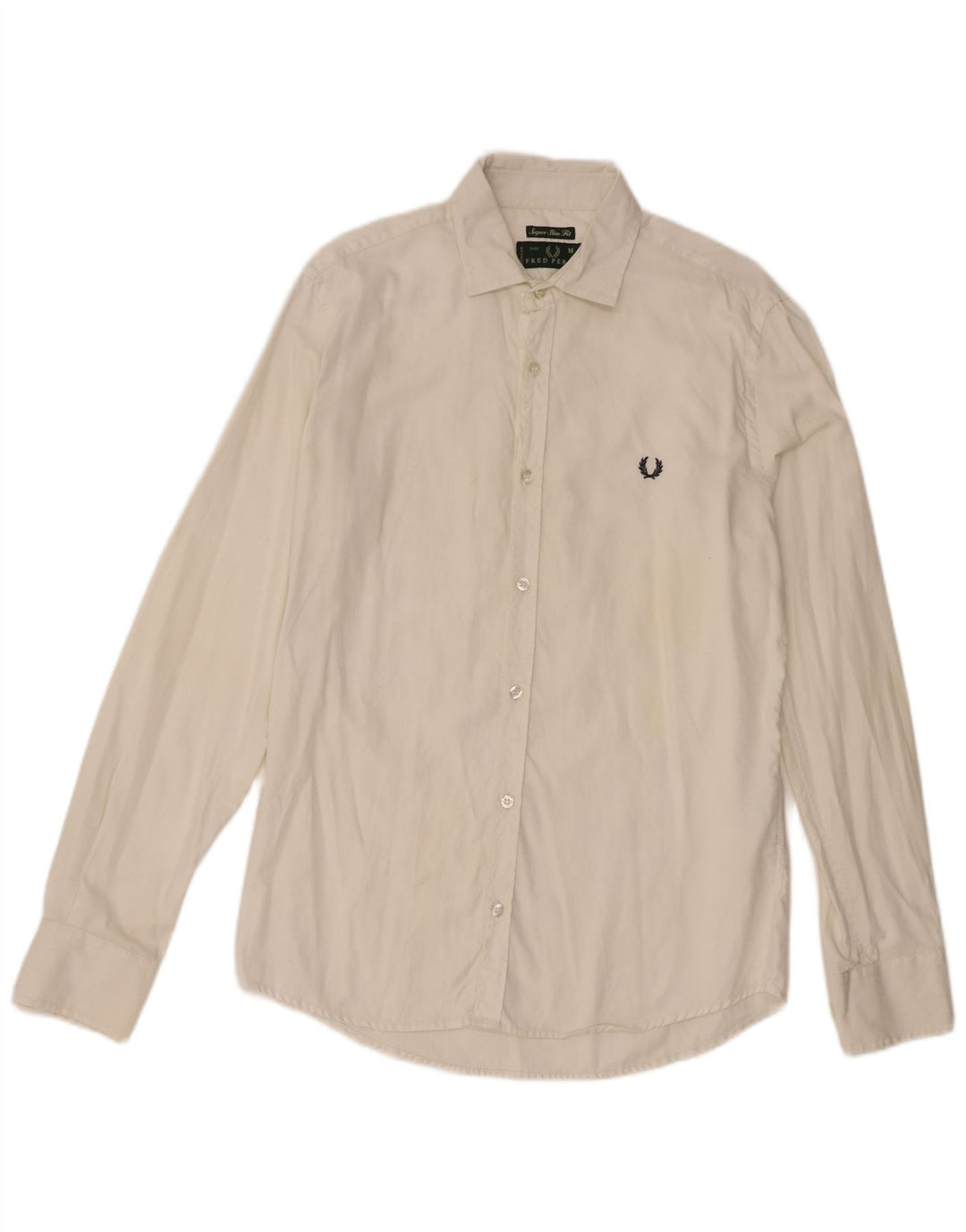 Fred Perry Chemise Extra Slim Fit Homme Blanc Moyen Coton