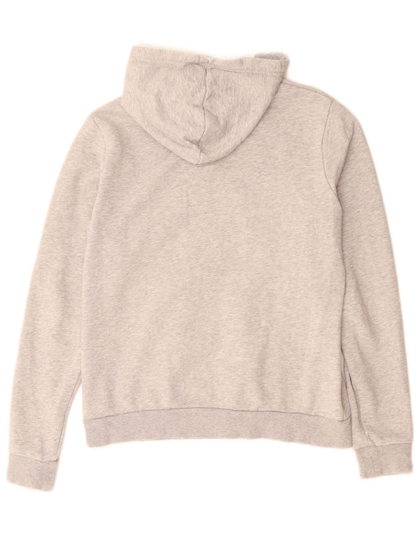 PUMA Pull à capuche graphique pour femme UK 44, gris moyen, coton moucheté