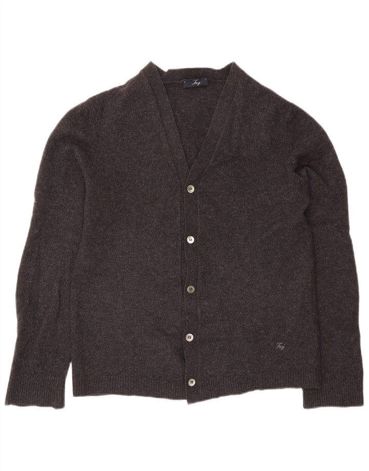 Fay Cardigan Homme Pull Petit Gris Laine