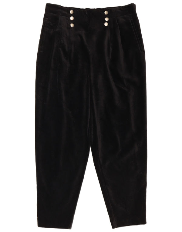 C&A Pantalon décontracté en velours fuselé rapide pour femme EU 46 XL W34 L28 Noir
