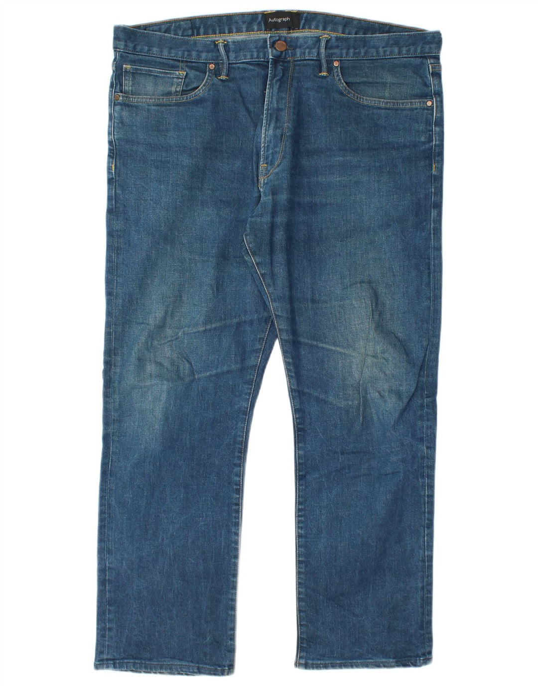Marks & Spencer Jean droit autographe homme W36 L27 coton bleu