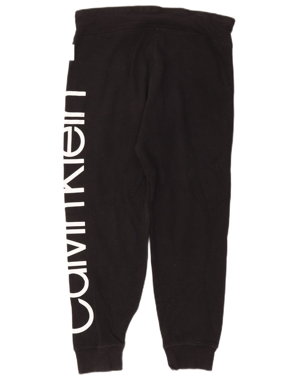 CALVIN KLEIN Pantalon de survêtement pour femme Joggers UK 14 Medium Noir