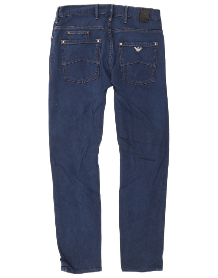 Armani Jeans Slim W31 L30 Bleu Coton Homme