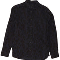 ALL SAINTS Chemise Homme Petit Bleu Marine Imprimé Animal Coton