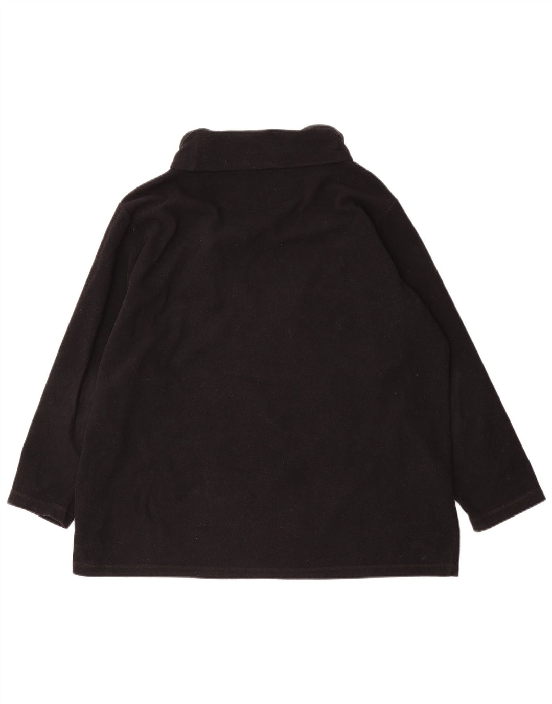 Marks & Spencer Pull polaire surdimensionné pour femme UK 18 XL Noir Polyester