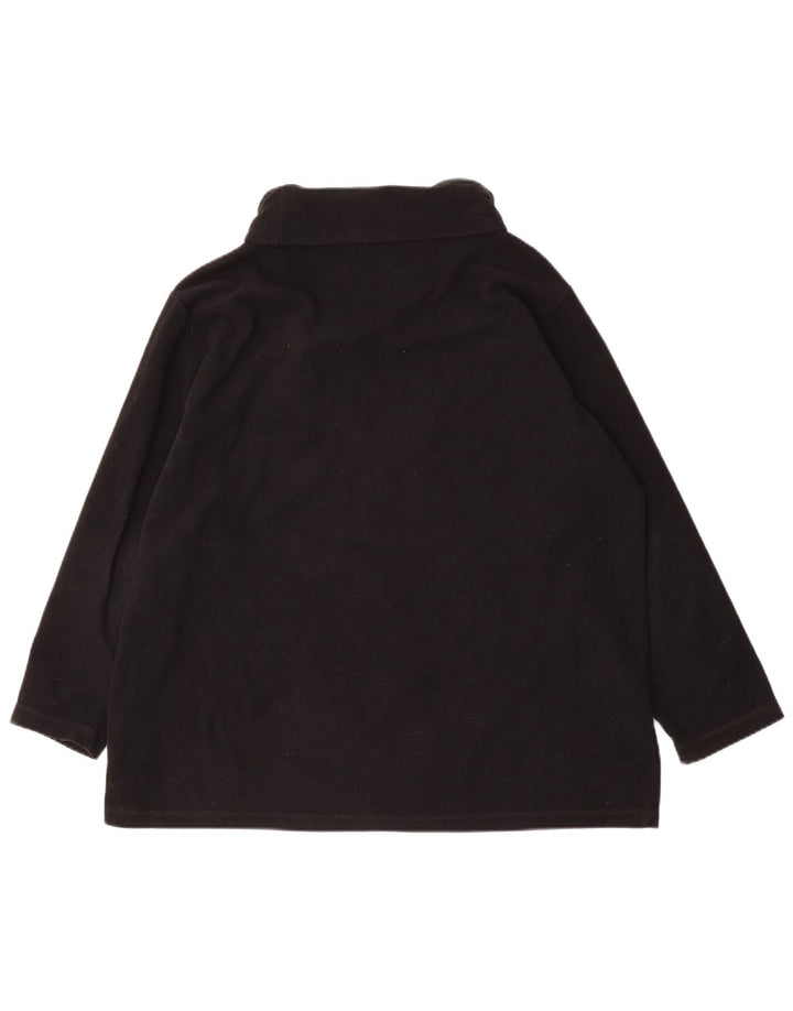 Marks & Spencer Pull polaire surdimensionné pour femme UK 18 XL Noir Polyester