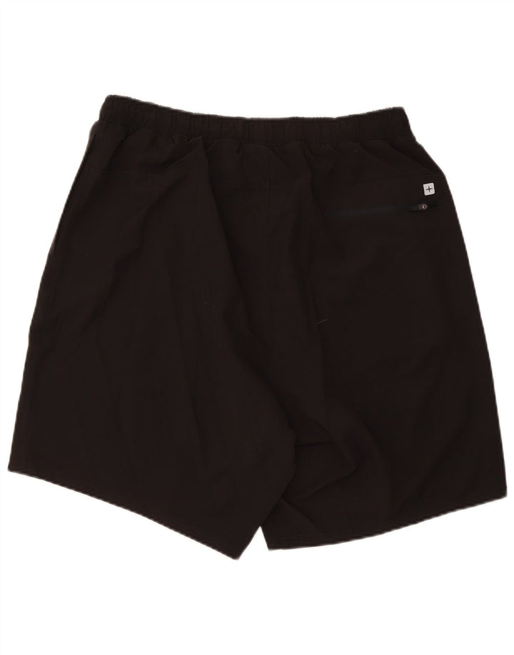 Mountain Warehouse Short de sport pour homme en polyester noir Taille L