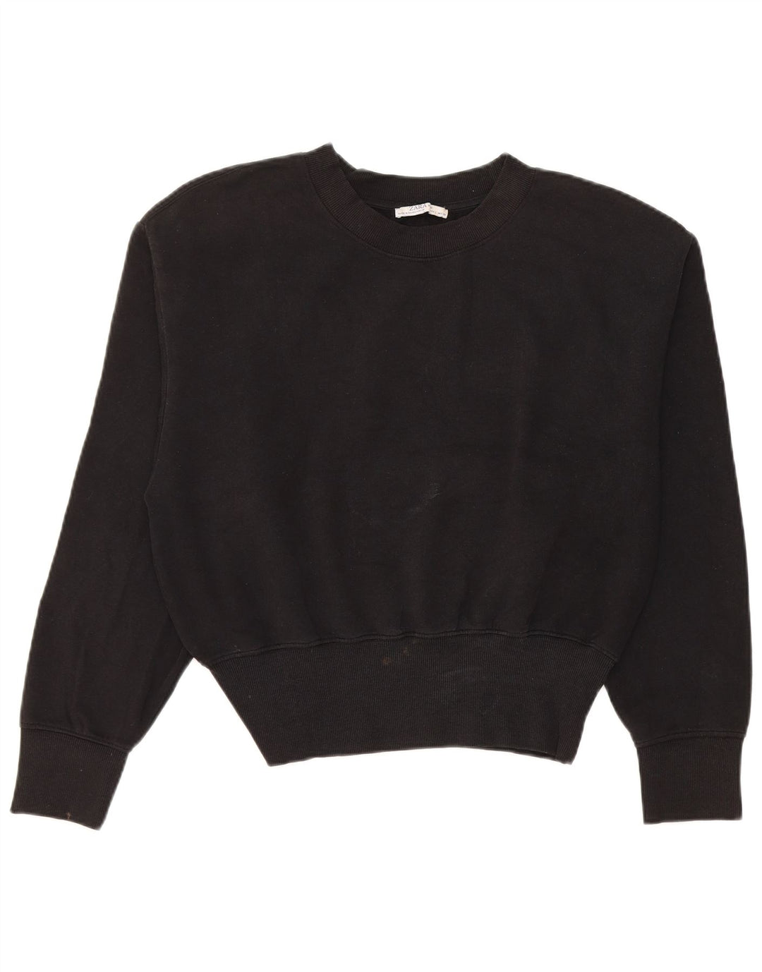 Zara Sweat-shirt pour femme UK 16 Large Noir