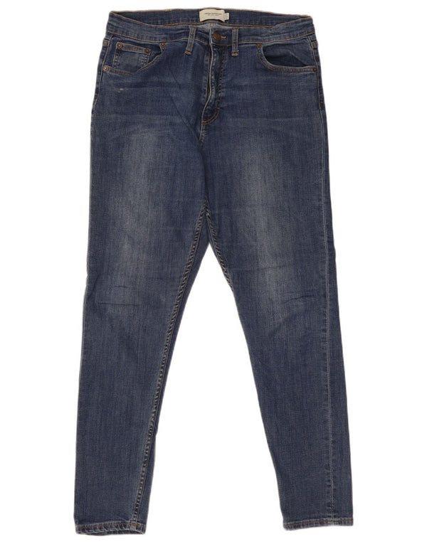 French Connection Jean skinny pour femme UK 16 Large W33 L29 Bleu