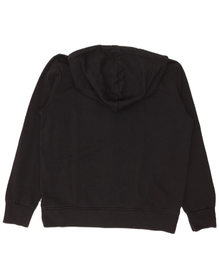 Converse Sweat à Capuche Graphique Zippé Homme Noir Moyen Coton