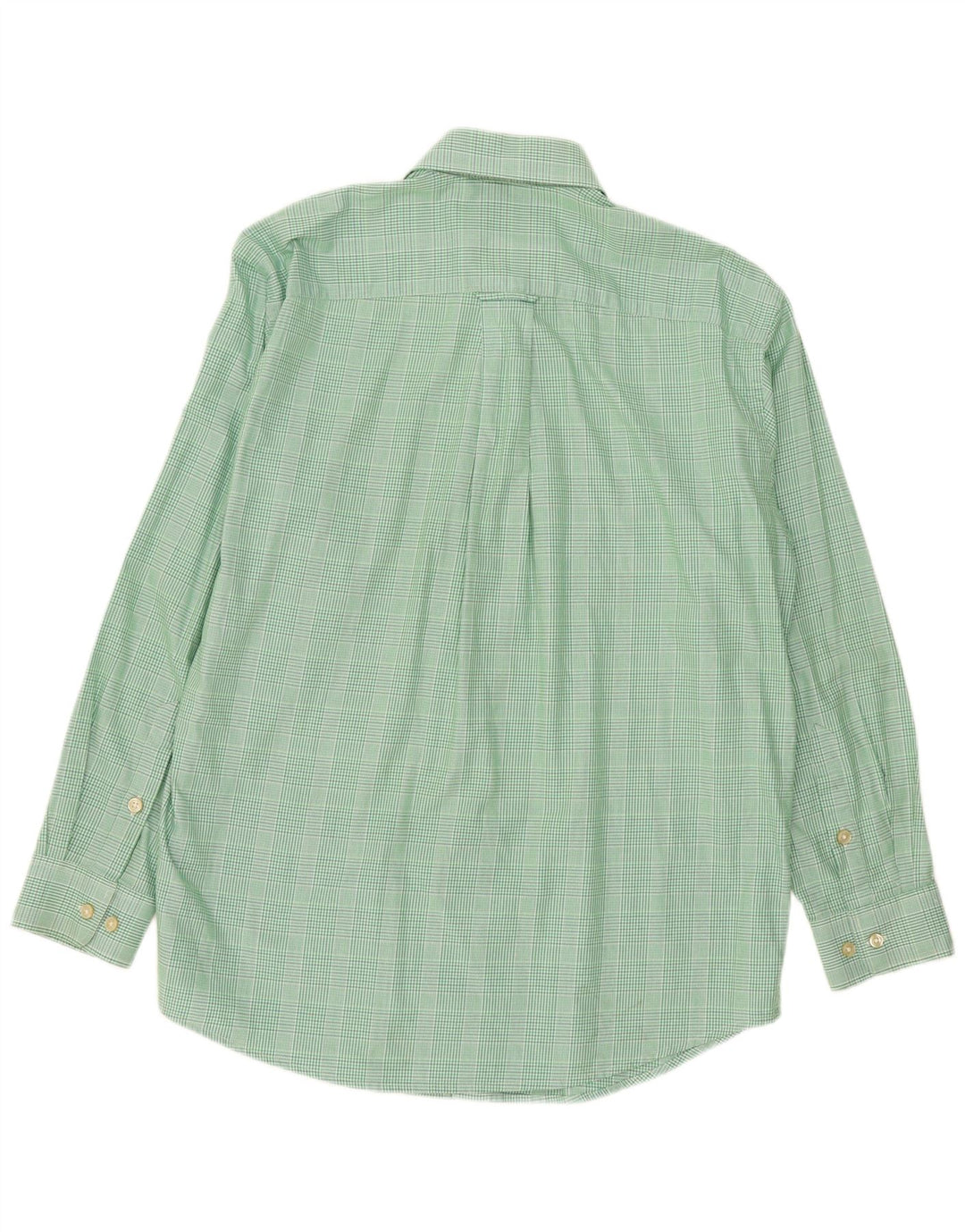 Orvis Chemise en flanelle pour homme en coton à grands carreaux verts